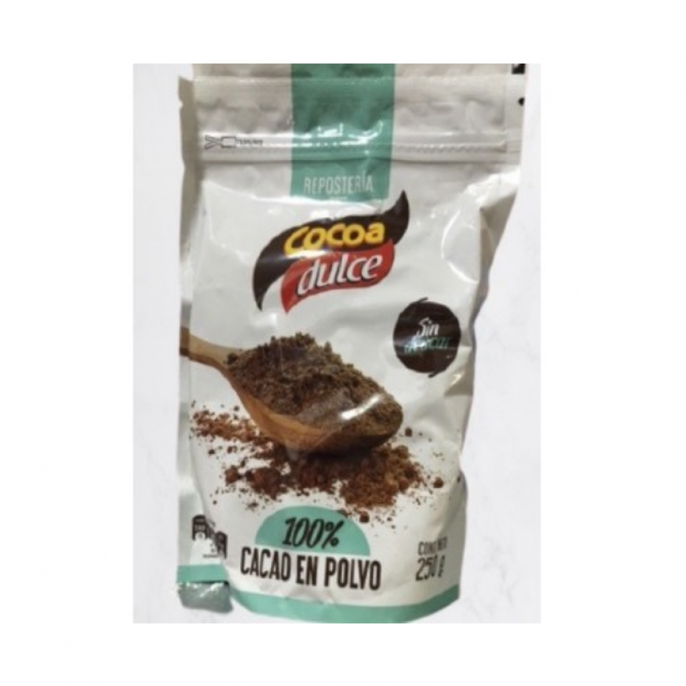 Cocoa Dulce Cacao En Polvo Sin Azucar 250 G